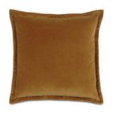 Eastern Accents Jackson Velvet Pillow Cover & Insert Polyester/Polyfill/Velvet in Brown | 20 H x 20 W x 5 D in | Wayfair DPA-286