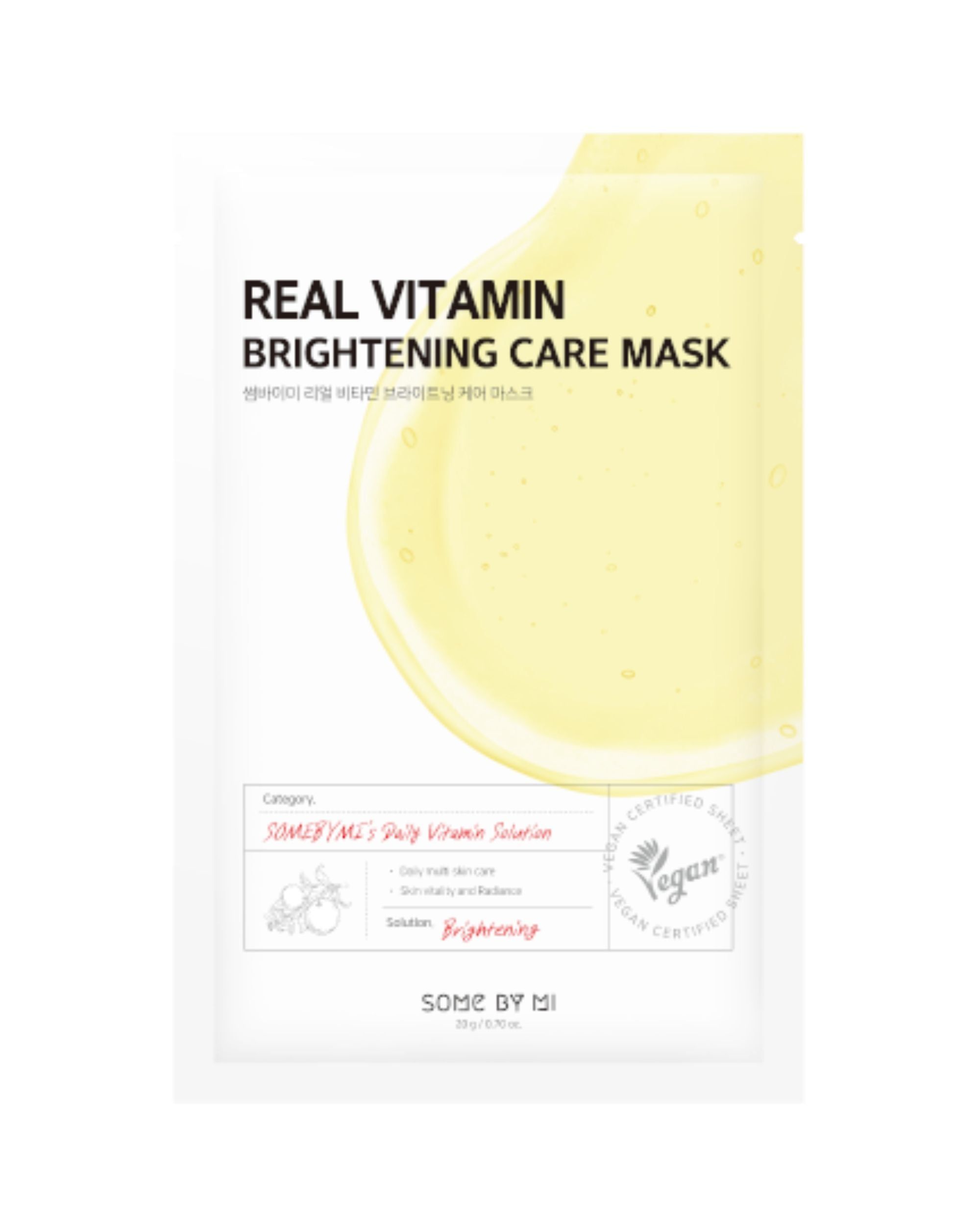 SOMEBYMI Real Vitamin Brightening Care Mask 20 g Maschera