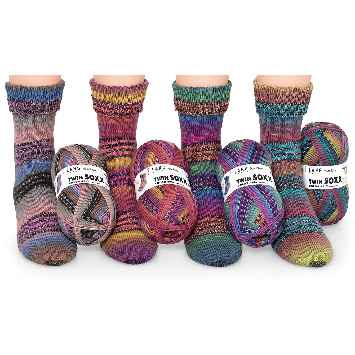 Lang Yarns Laine à chaussettes Twin Soxx "MoodSoxx"