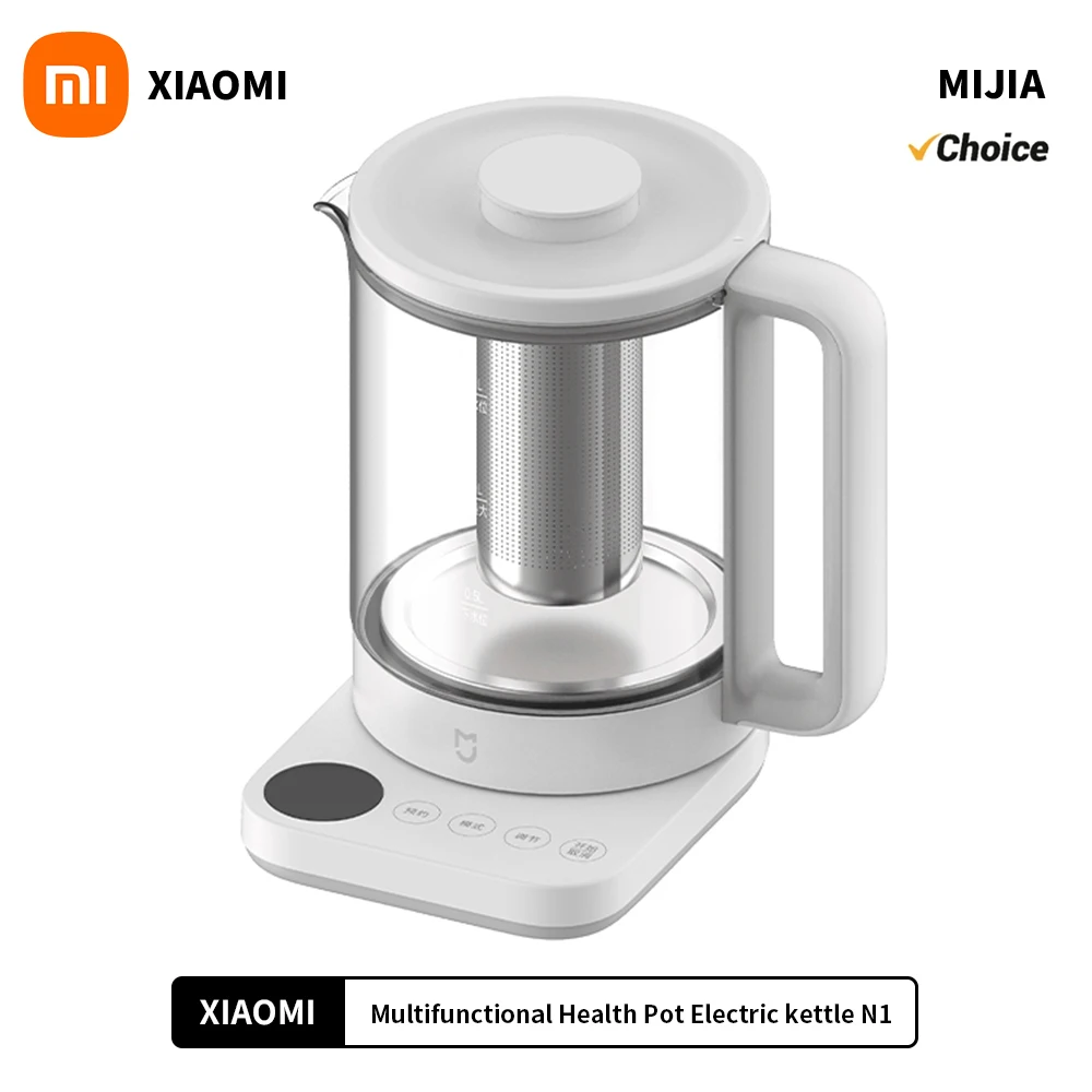 NOUVEAU MIJIA Pot de santé multifonctionnel Bouilloire électrique N1 Appareils électroménagers 800W Acier inoxydable 304 Préservation de la chaleur -CN