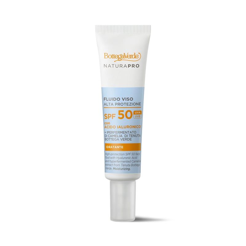 Bottega Verde Fluido viso alta protezione SPF50 - SPF 50. Idratante 25