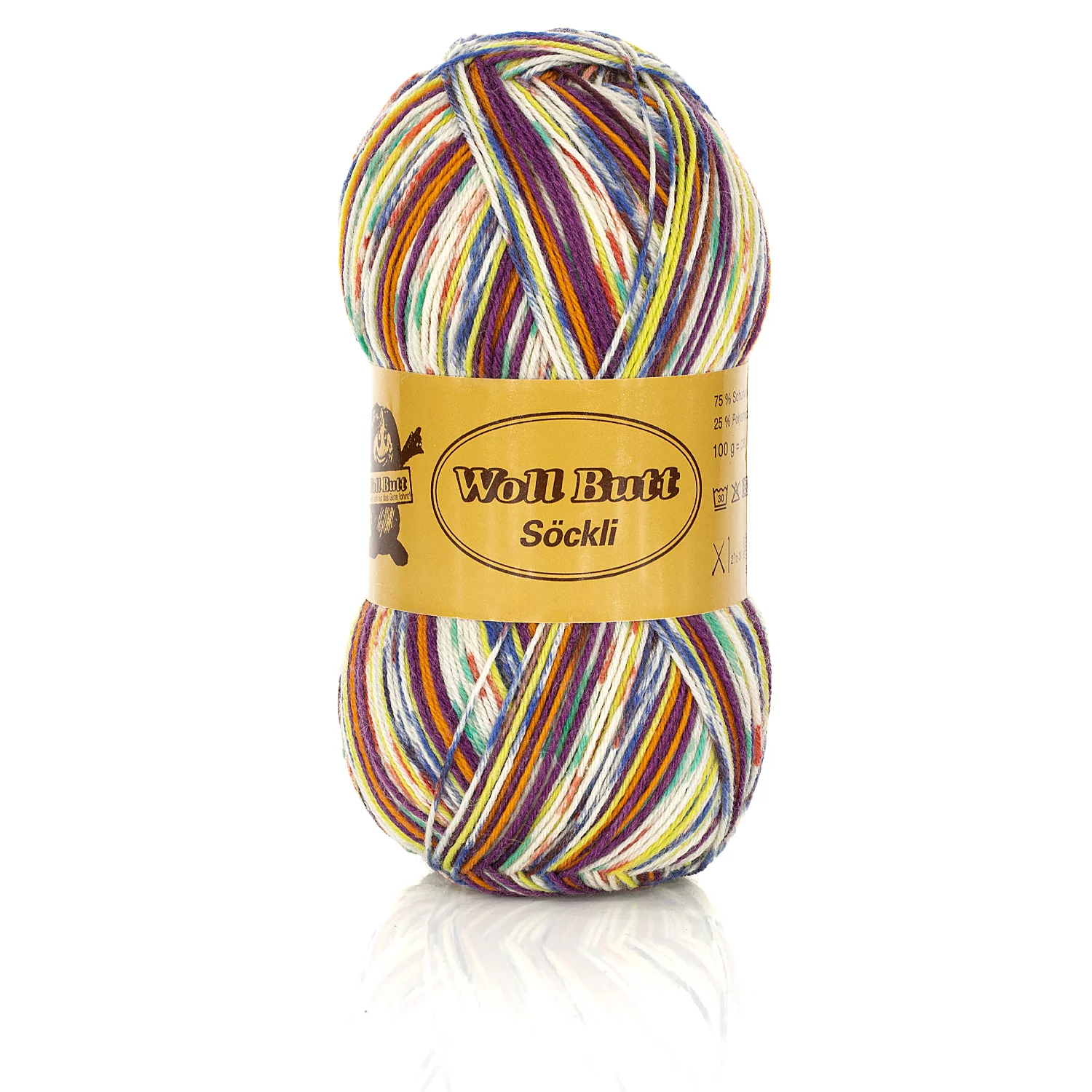 Woll Butt Söckli – clown color