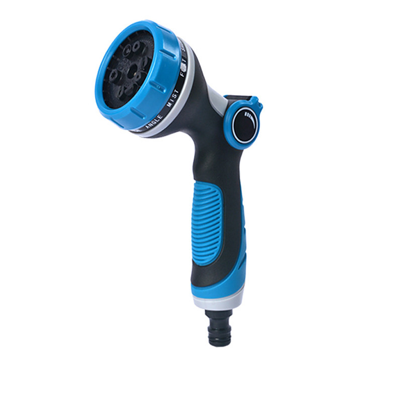 Garden Hose Nozzle Sprayer, 10 Adjustable Spray Patterns High Pressure Water Nozzle with Thumb Control Flow Valve, Heavy Duty Handheld Sprayer for Garden Watering, Car Wash, Pet Bath Cleaning