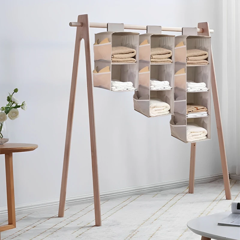 Hängender Aufbewahrungsschrank, Kleidungsorganisator, Kleiderschrank, Jeans, Pullover, Hosen, T-Shirt, Zuhause, Schlafzimmer, Schrank, Organisation, Ankleidezimmer