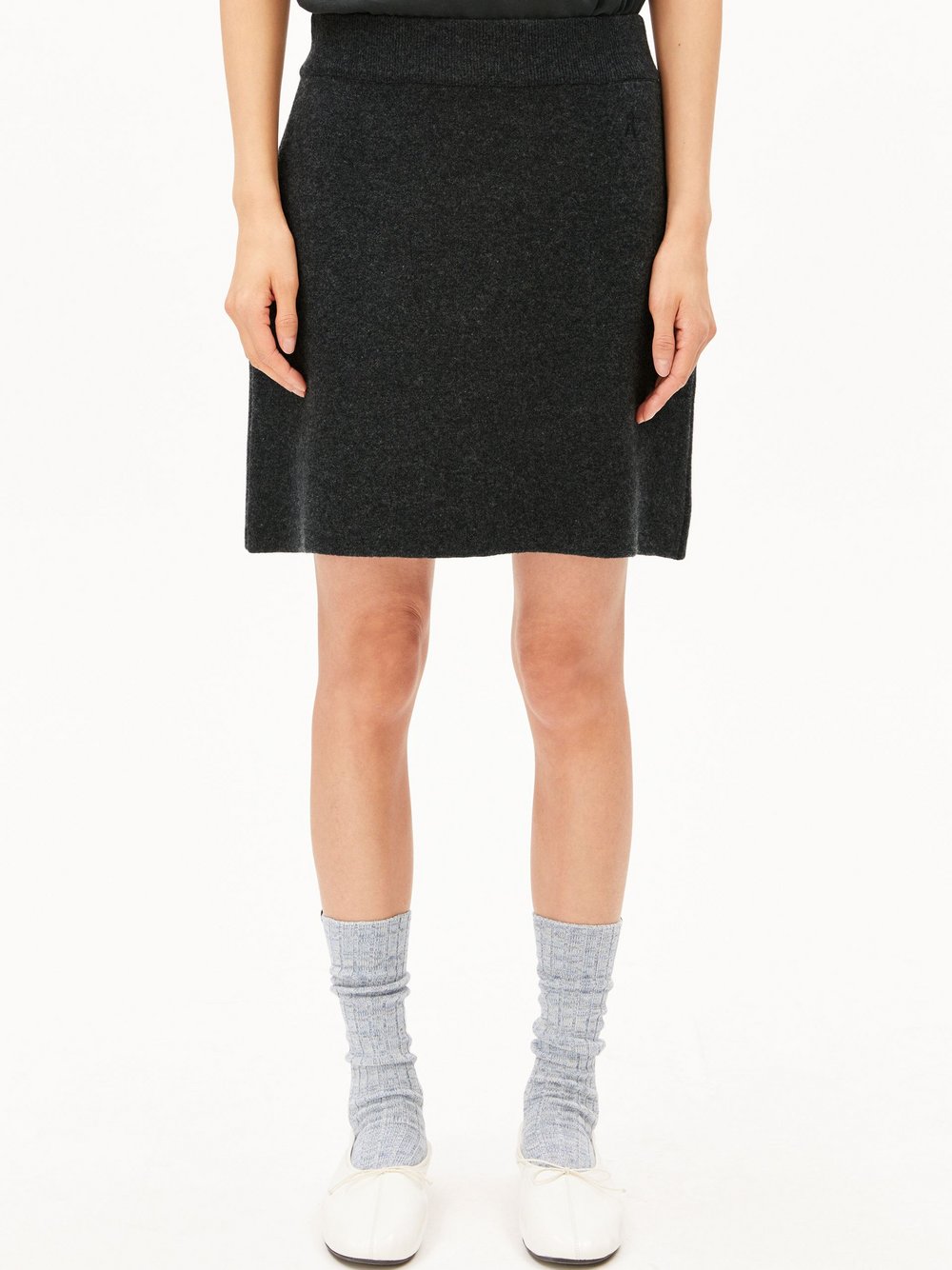 ARMEDANGELS Strickrock mit Wollanteil Damen anthrazit, S