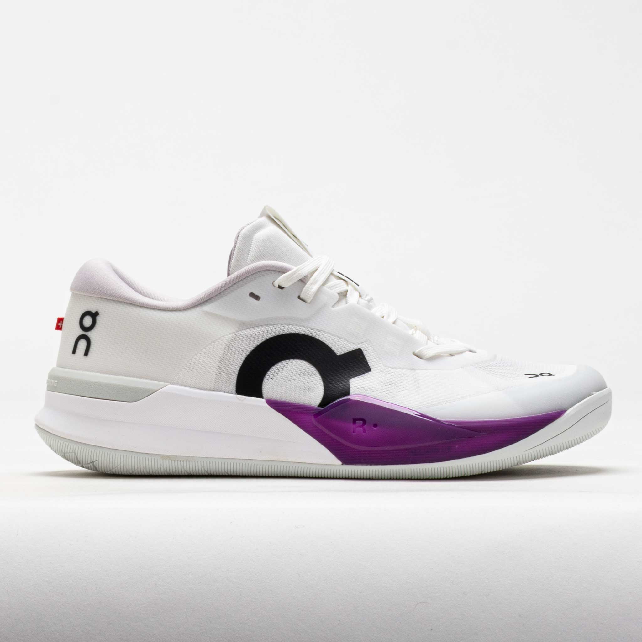 On The Roger Pro 3 Women's Tennis Shoes White/Muscadine