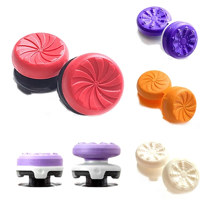 2 Stück/Set Videospiel-Silikon-Daumengriffe für Playstation 5 PS 4 für FPS Joystick Booster Cap Videospiel-Controller-Zubehör