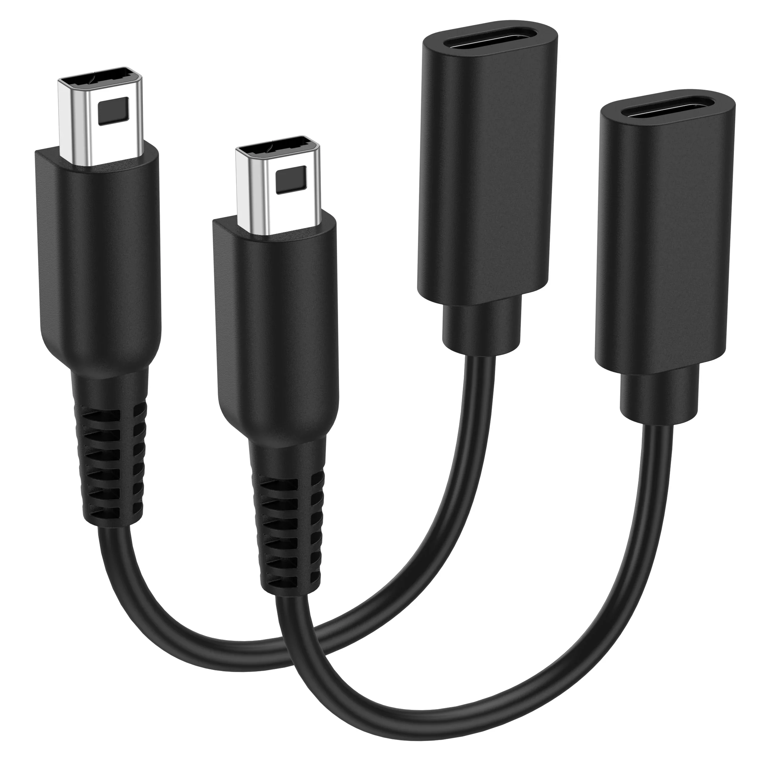 Typ-C-auf-3DS-Ladekabeladapter für Nintendo 3DS/3DS XL/NEW 3DS XL/DSI/DSI XL/2DS XL/NEW 2DS XL/2DS Ladekabel