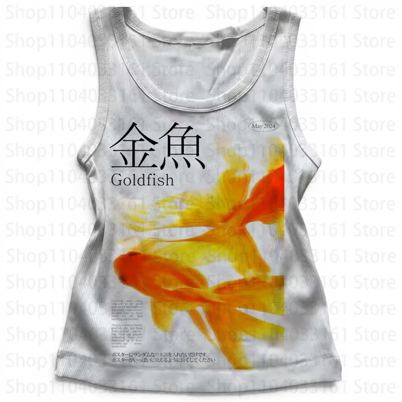 Women's Top Y2k Woman Clothes Trashy Y2k 2000s Tops Female Clothing Crop Top Sexys Summer 90s Vintage Clothes Tanks & Camis Emo