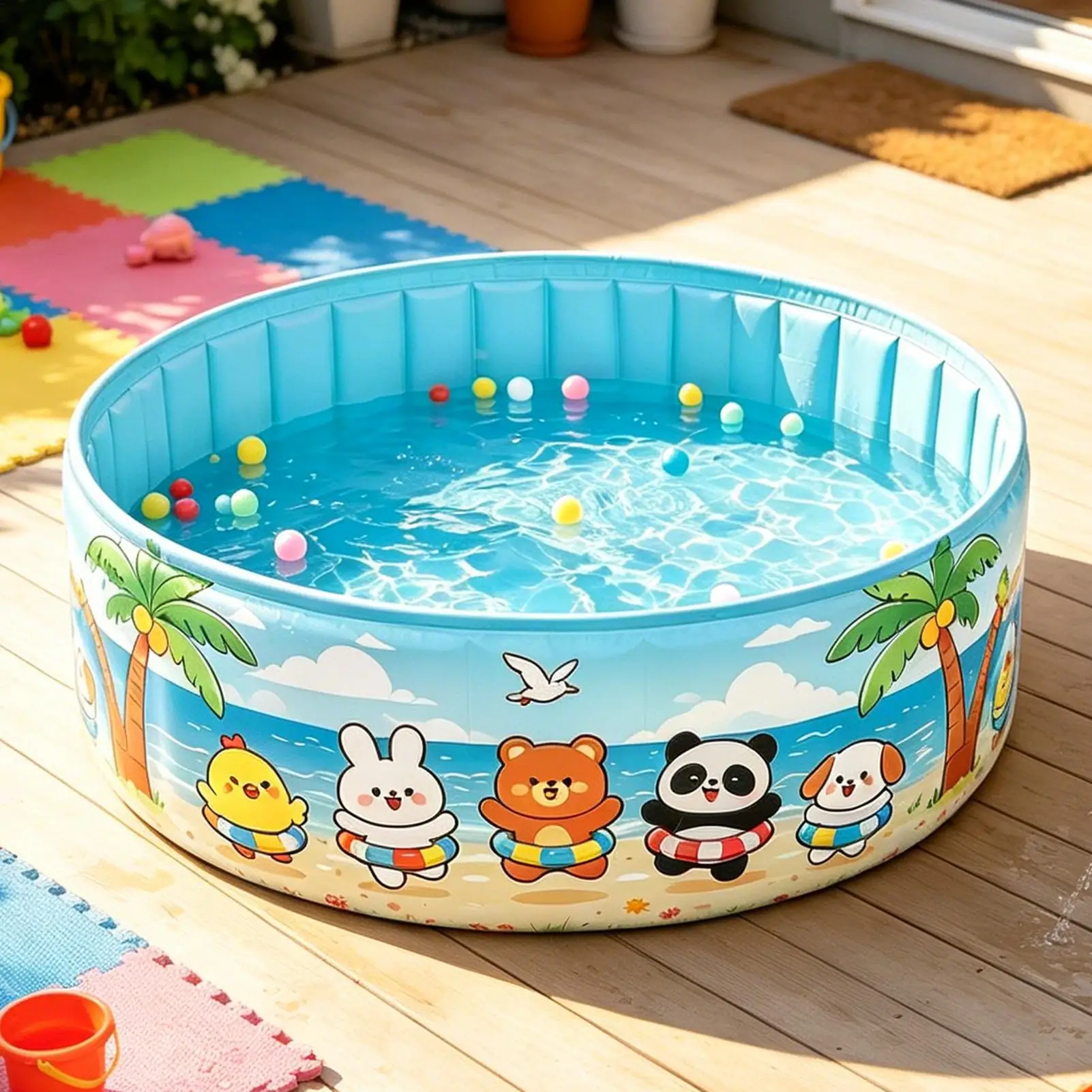 Piscine gonflable pour enfants, piscine pliable, piscine de bain pour enfants à domicile, piscine à sable, baignoire d'eau ronde pour jeux en plein air