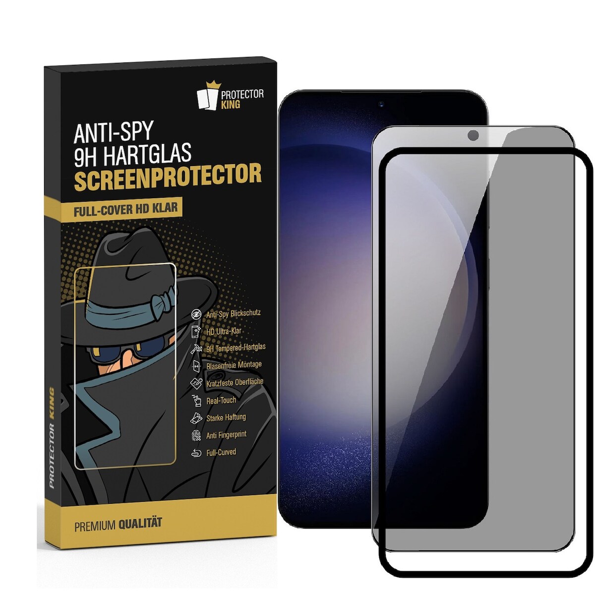 2x Blickschutz 9H Panzerglas für Samsung Galaxy S26 Plus Full-Screen Protector Anti-Spy Montagehilfe Displayschutz Schutzglas Tempered Hartglas