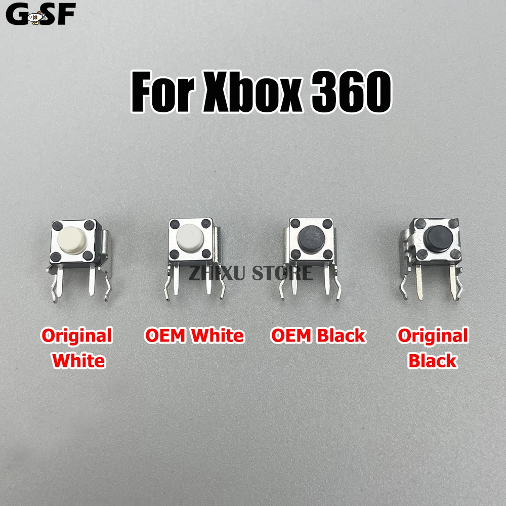 GSF 10 /20/30/50 pcs For Xbox 360 Controller RB LB Bumper Button Switch Repair Parts Kits For Xbox360 Game Accessories
