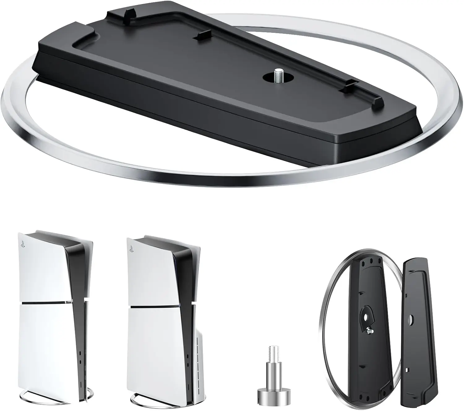 2025 New Vertical Stand for PS5 Consoles Playstation 5 Slim Base Accessories for PS5 Pro Console Disc and Digital
