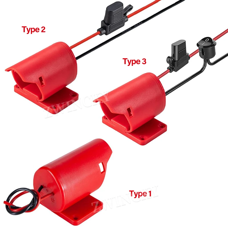 Power Wheels Battery Adapter for Milwaukee for M12 12V Dock Power Connector 12 Gauge Power Convertor for DIY RC Toys Robotics