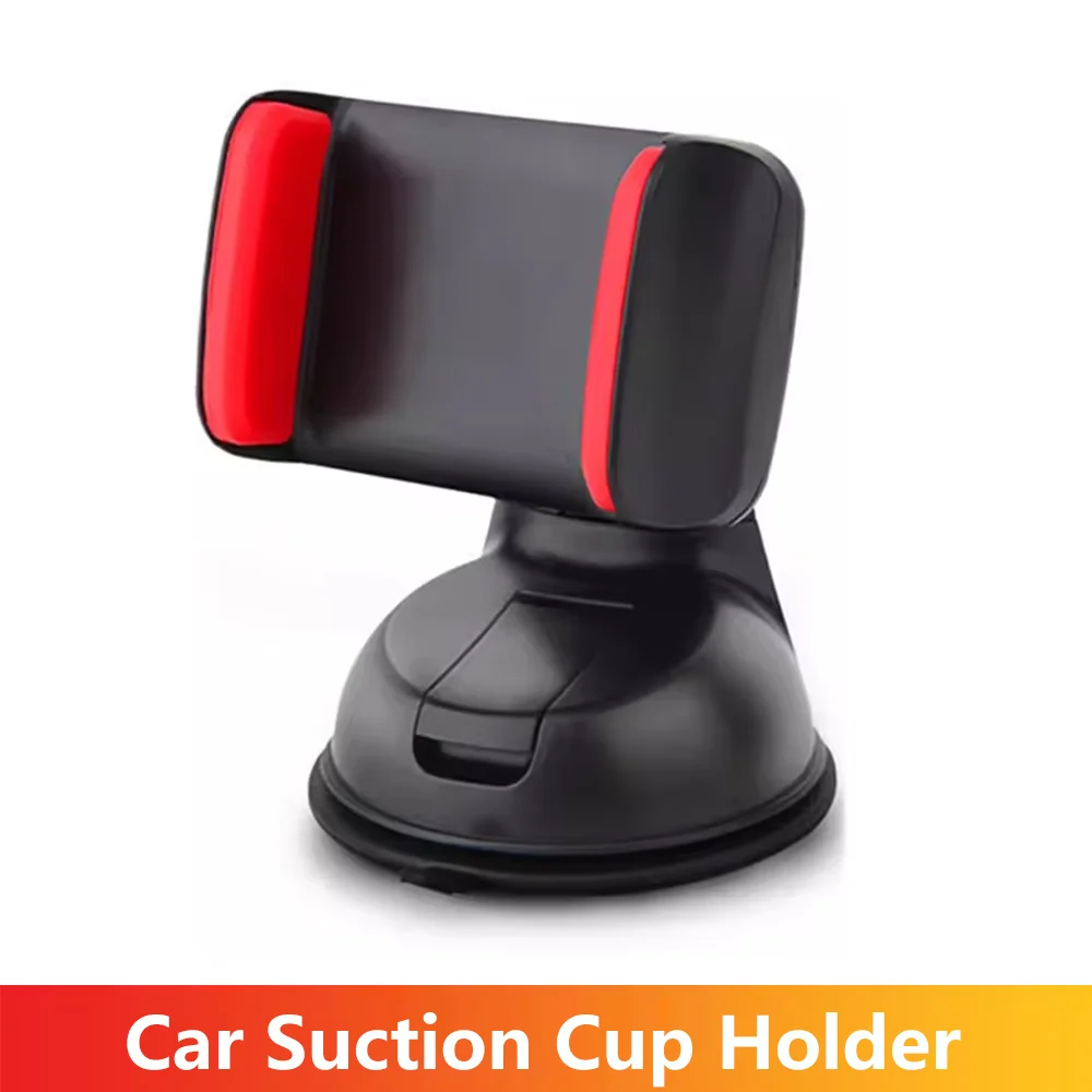 Car Suction Cup Car Holder Universal Adjustable Angle Mobile Phone Clip For iPhone Huawei Samsung Xiaomi OPPO Smartphones