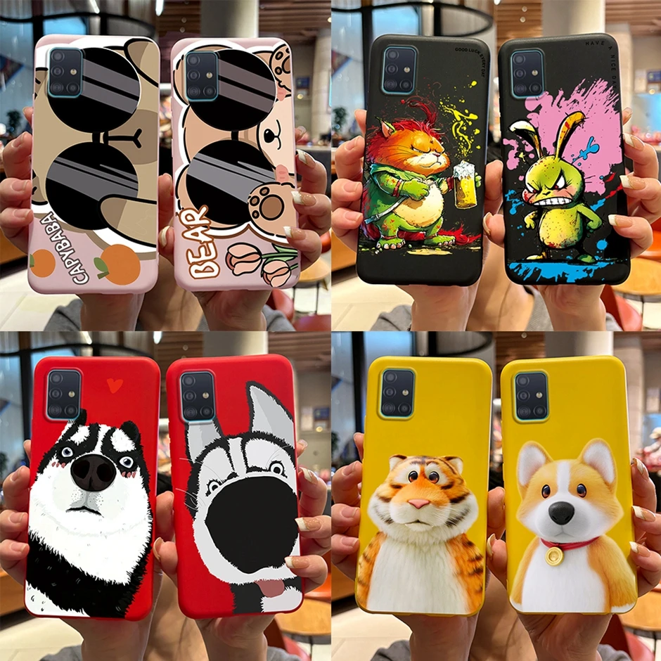 Case For Samsung Galaxy A71 5G Shockproof Shell For Samsung Galaxy A71 5G Phone Cover For Samsung Galaxy A 71 Cute Cartoon Funda