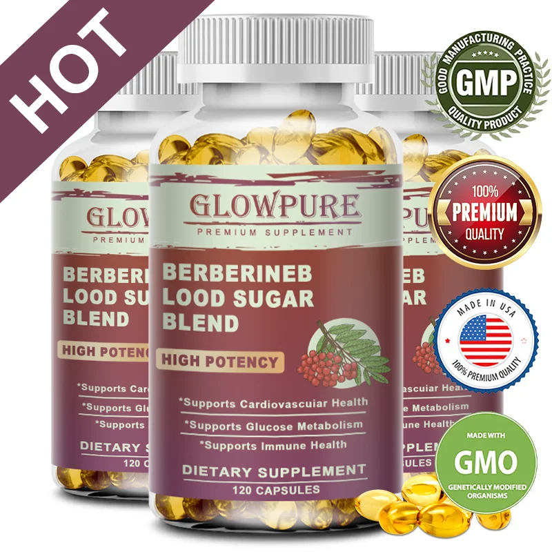 Berberine Capsules - Cardiovascular and Digestive Health,Balance Liver, Digestion Health with Ceylon Cinnamon Supplement