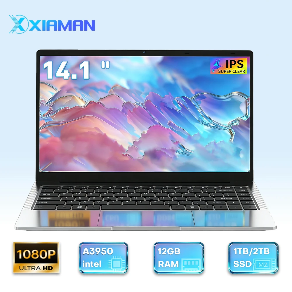 Xiaman Ultra Slim Windows 11 Laptop Computer 14.1