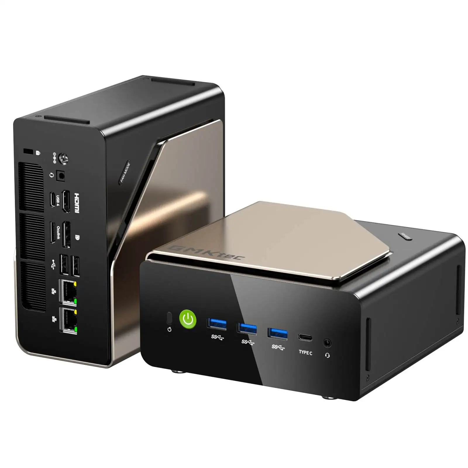 EVO-T1 Intel Core Ultra 9 285H Mini PC 16-core 16-thread 64GB DDR5 1TB SSD Gaming Computer PC with Intel AI Boost Mini PC