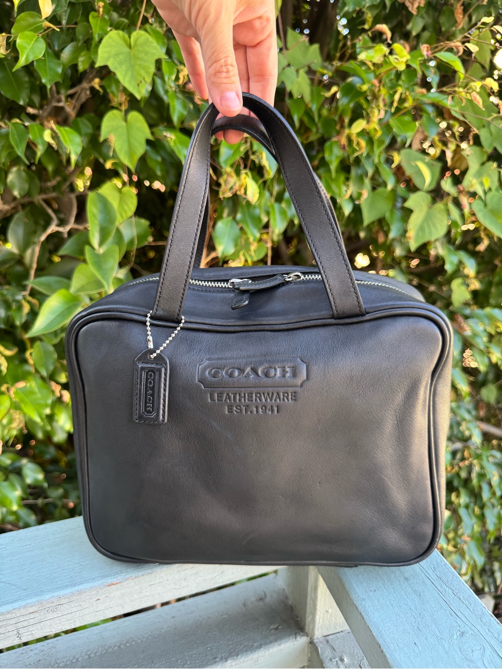 Coach Bags | Vintage Coach Toiletry Case | Color: Black | Size: Os