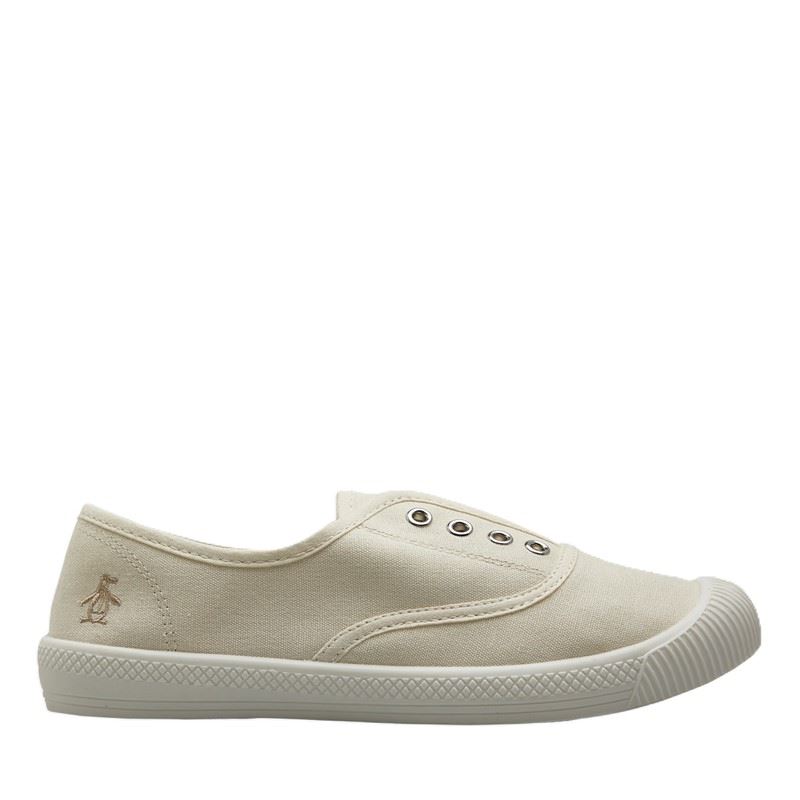 Penguin Anita Canvas Damen Pumps Off-White