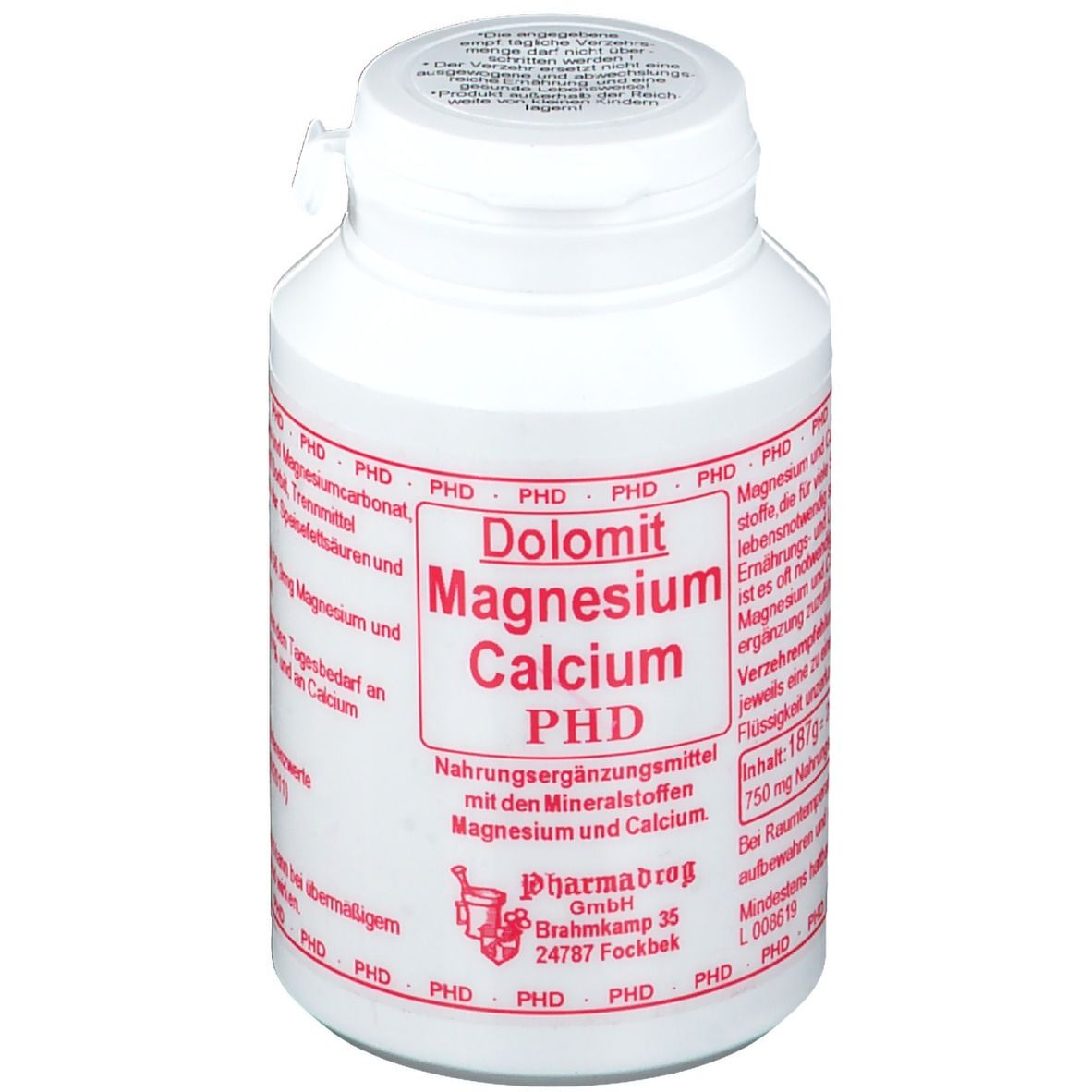 Dolomit Magnesium Calcium Tabletten 250 St
