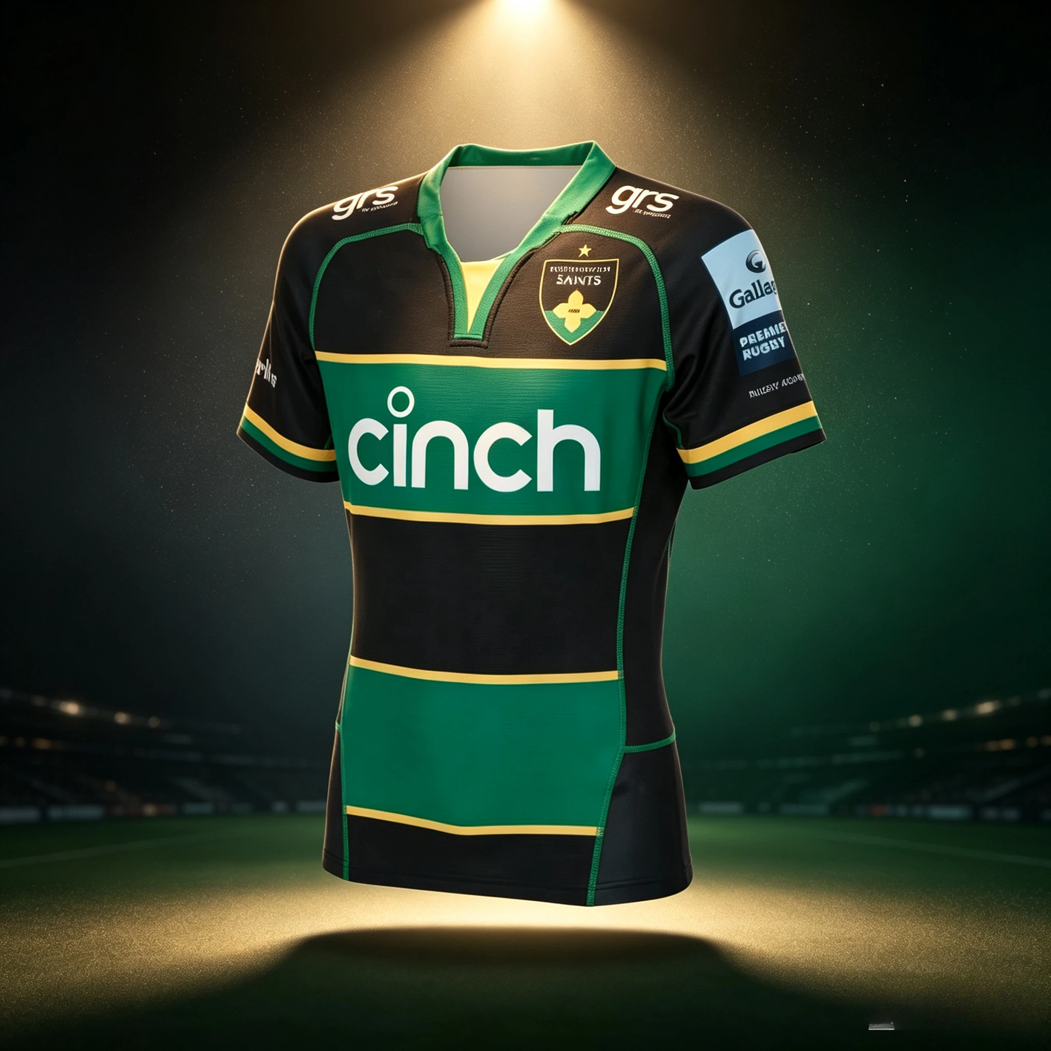 Nouveau Maillot Domicile de Rugby Northampton Saints Premiership 2026 pour Hommes, T-shirt Y2K Oversize, Idéal pour le Quotidien et l'Entraînement