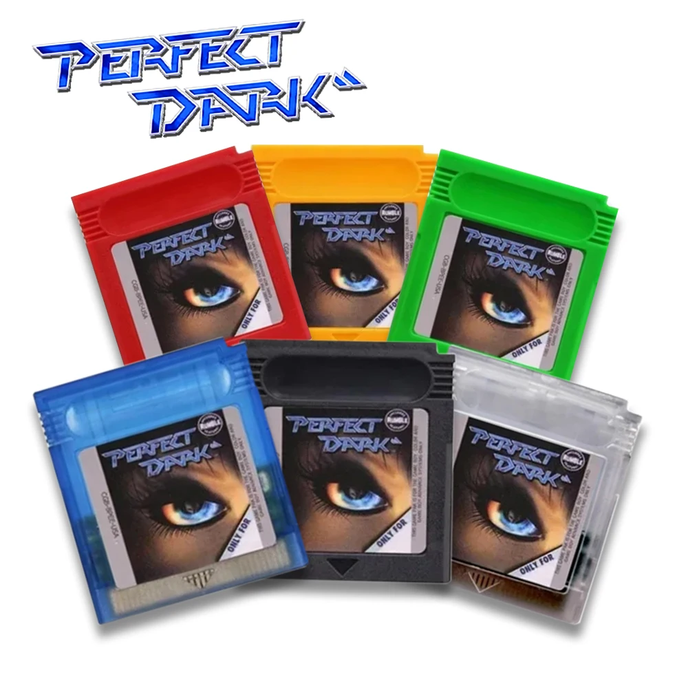 ●Perfect Dark GBC Game Card, 16-bit Retro Video Game Cartridge for Game Boy Color, Multiple Colors, Great Gift for Retro Gamers