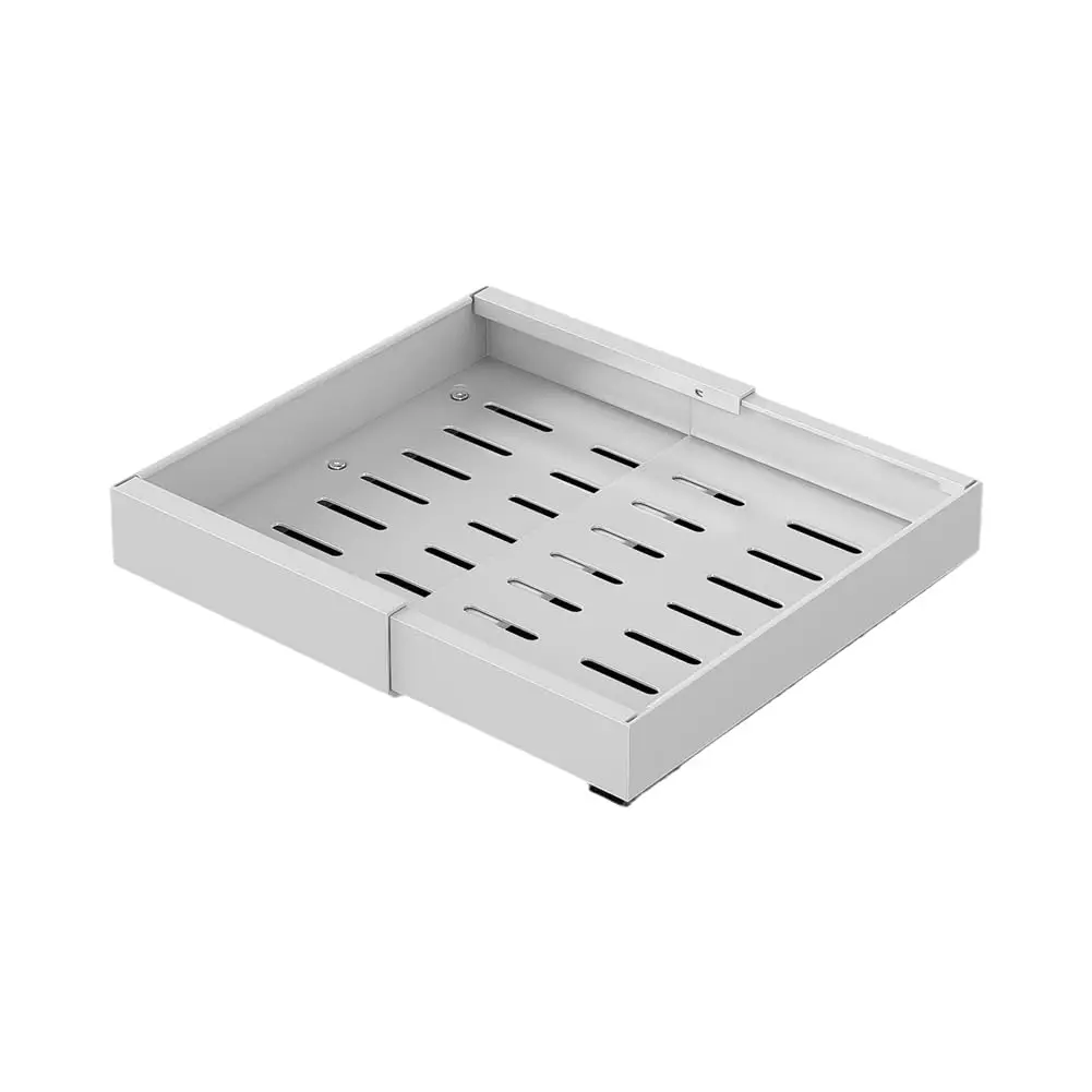 Schwerlast Ausziehbarer Schrankauszug für Küchenschrank/Vorratsschrank/Bad – Slide-Out Regal mit Teleskopschienen, ausziehbare Ablage-Schublade, Platzsparend