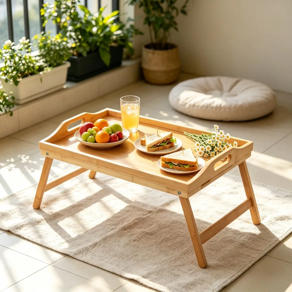 50cm Computer-Schreibtisch, Fenstertisch, faltbarer Laptop-Ständer, Frühstücksplatte, Betttablett, gemütlicher Nachttisch, Schreibtische für den Buchtbereich, Schlafzimmermöbel