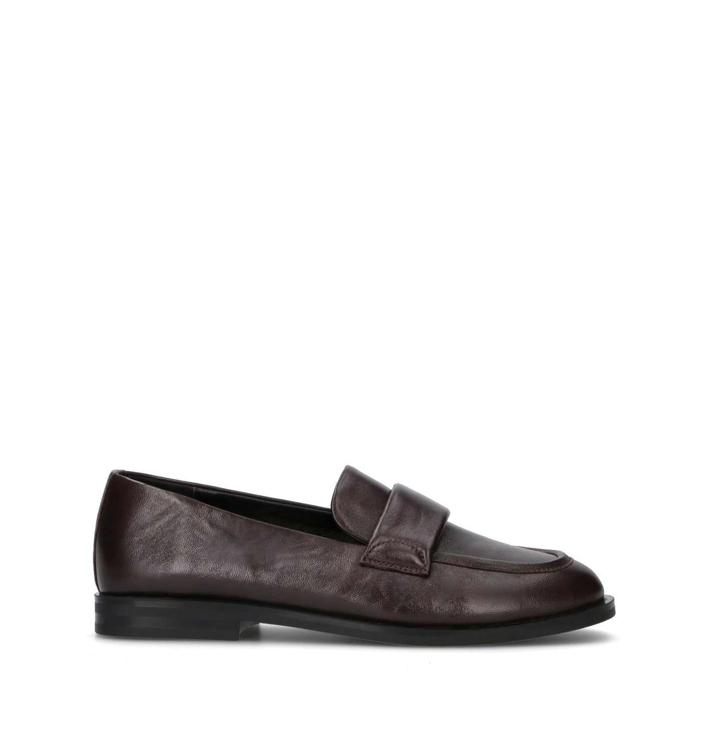 A.ENNIE Mocassino donna marrone in pelle