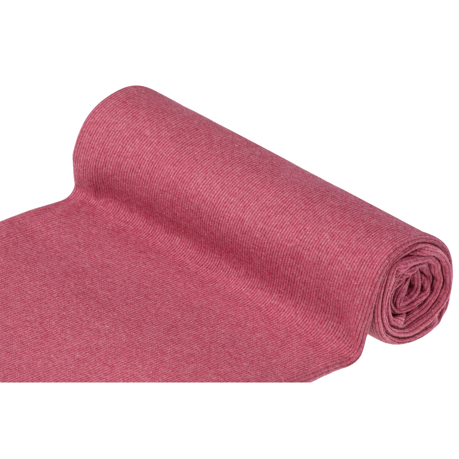 Rippen-Bündchenstoff Comfort, mauve-melange