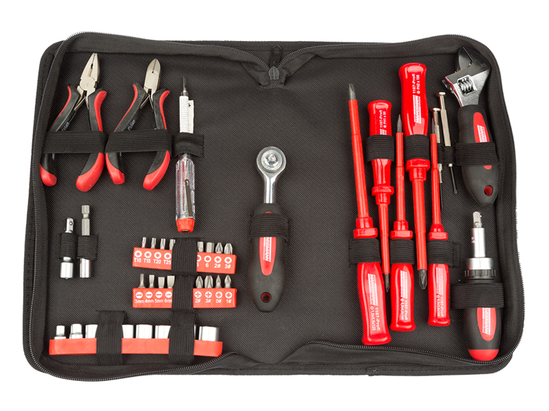 MANNESMANN Werkzeugsatz E-Tool Kit M29044