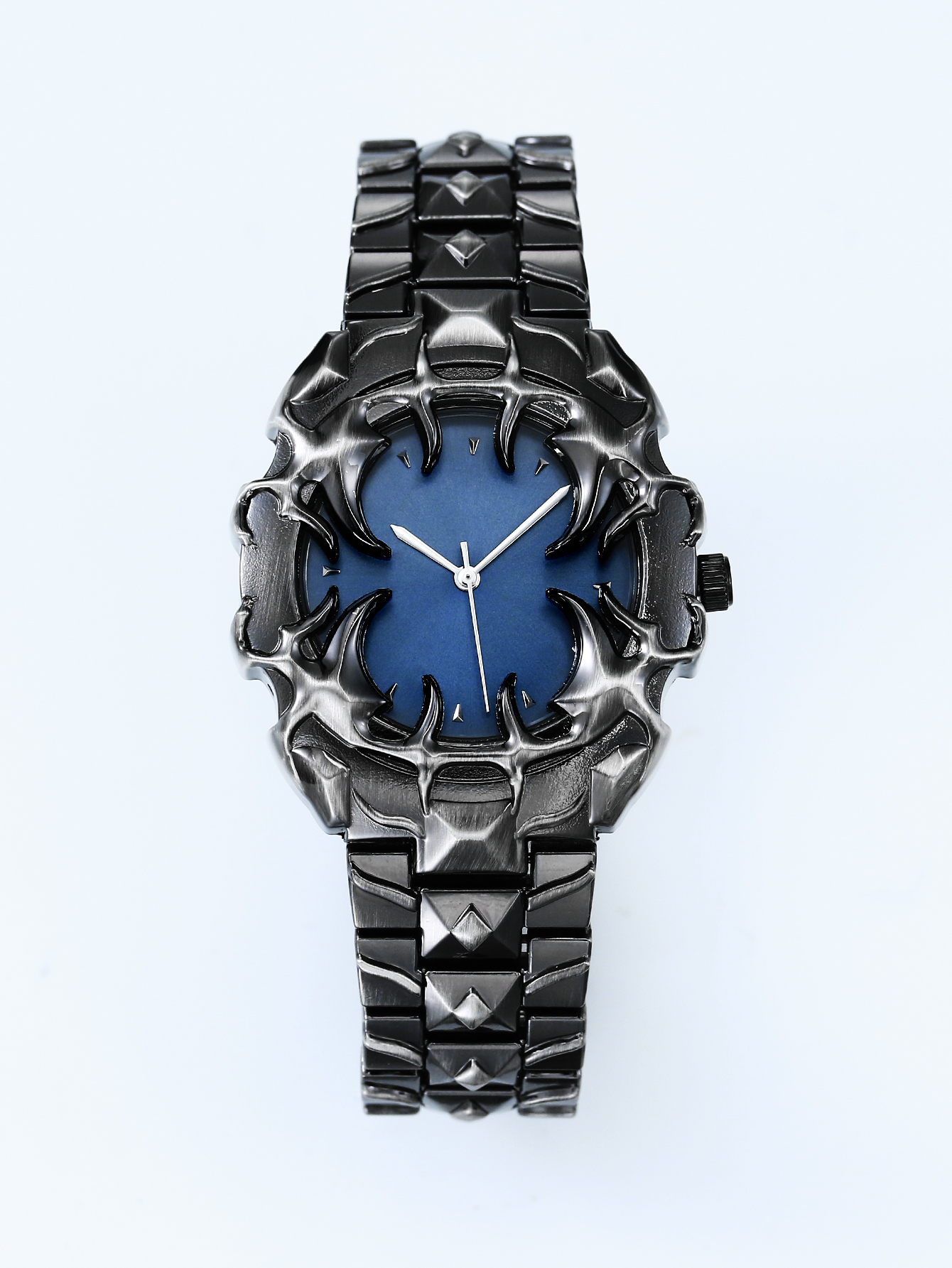 DENVOSI Gothic Claw Shaped Quartz Watch With Detachable Dial black Blue
