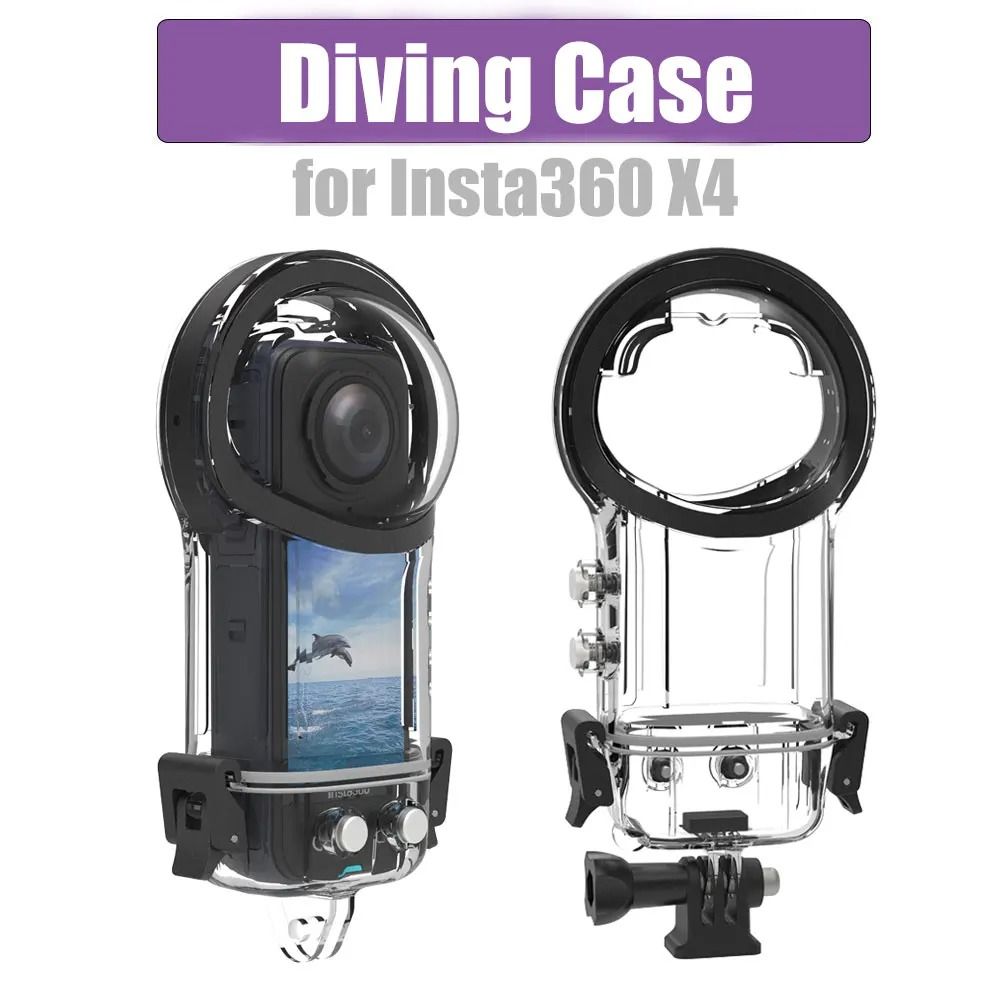 40M Waterproof Dive Case And Underwater Housing Shell For Insta360 X4 40M Waterproof Dive Case And Underwater Housing Shell For Insta360 X4