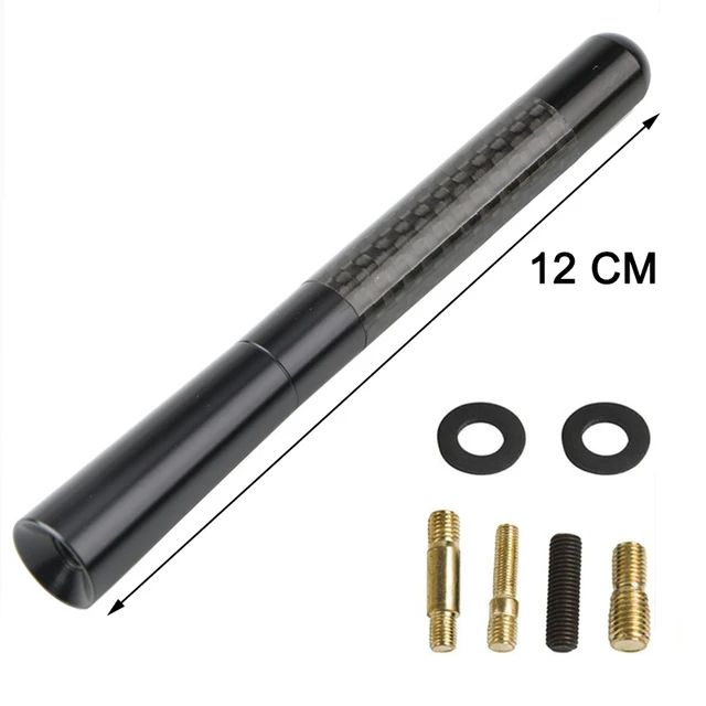Carbon Fiber Short Stubby Car Antenna Metal Roof Radio Antenna For Benz 5