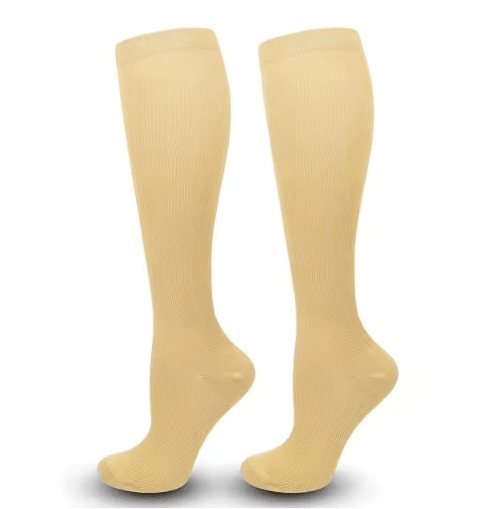 Graduated Compression Socks For Men & Women Breathable Knee High Athletic Socks For Running, Travel & Everyday Wear skin l xl