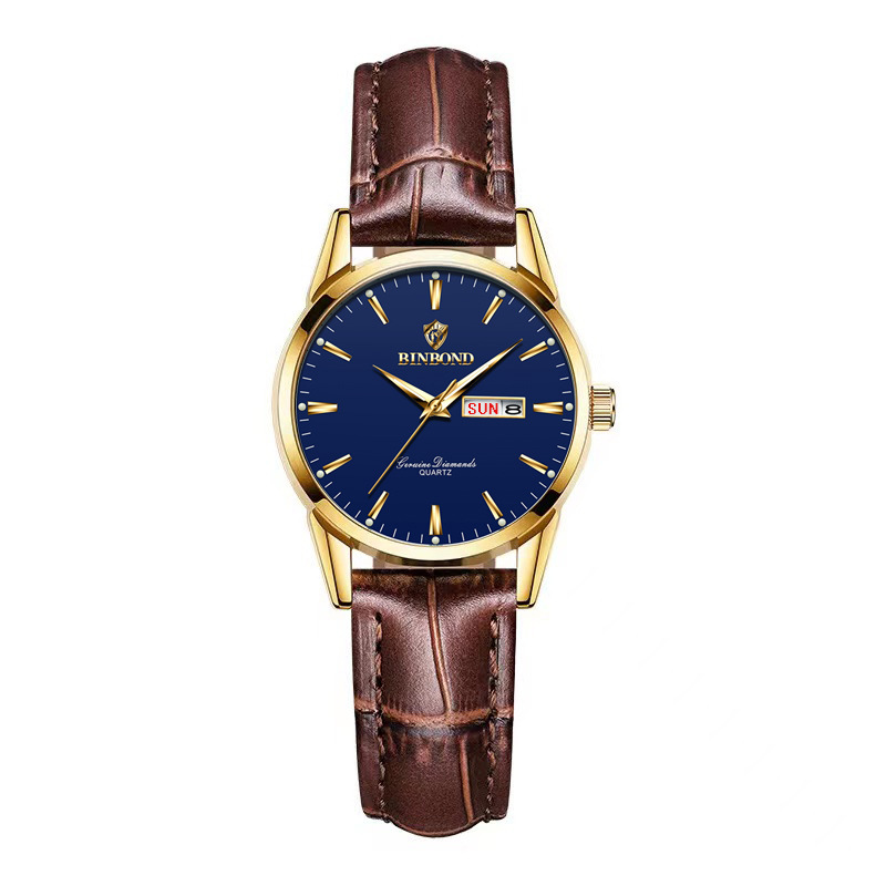 Women's Quartz Watch Luxury Stainless Steel Waterproof Week & Date Wristwatch 3