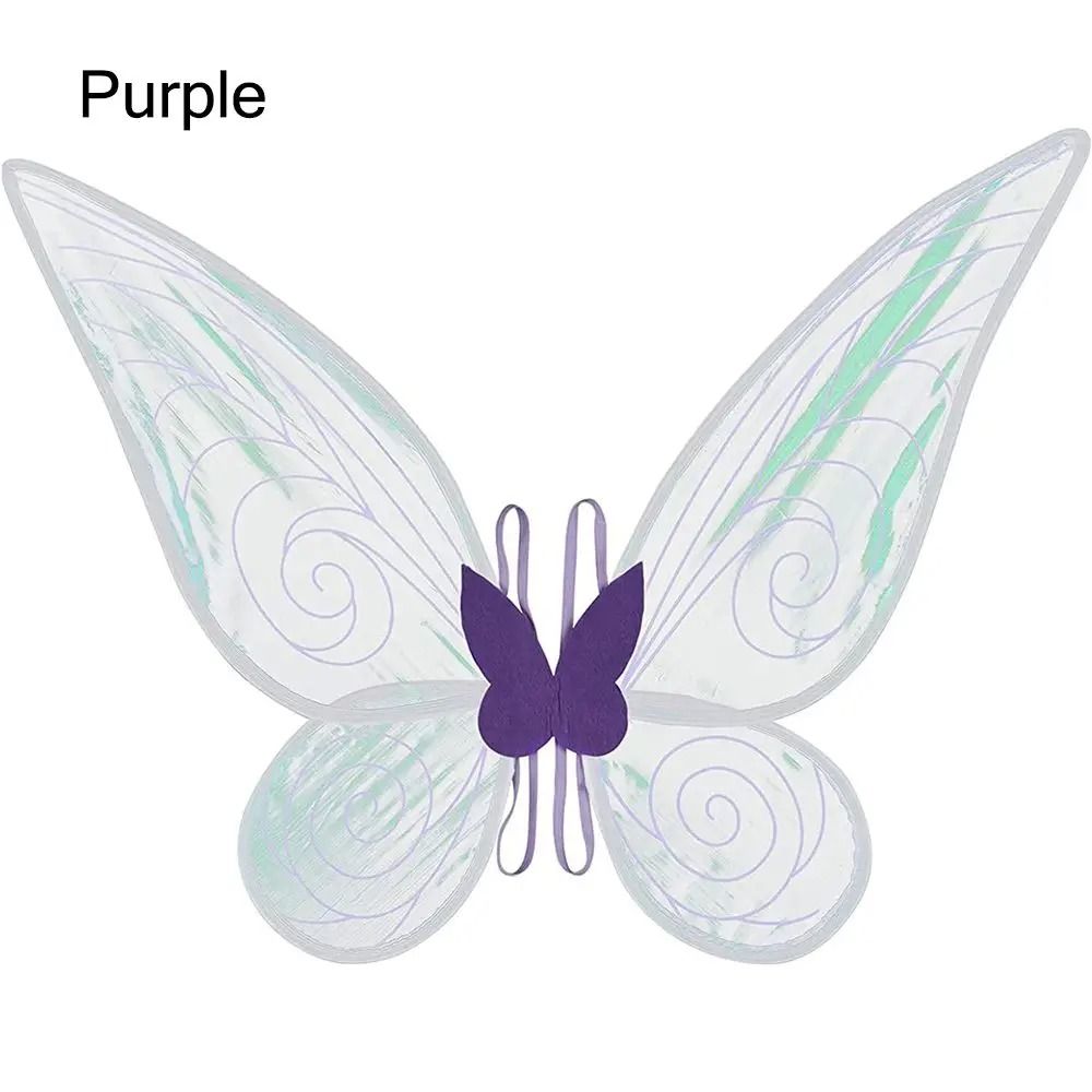 Sparkle Butterfly Fairy Wings Costume Women Girls Princess Angel Wings For Halloween Cosplay purple