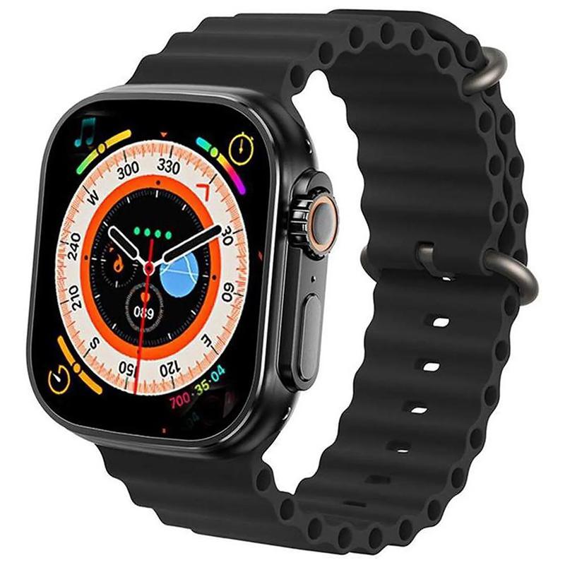 C900 Ultra3 Bluetooth Smart Watch With HD Display Wireless Charging And Health Tracking black