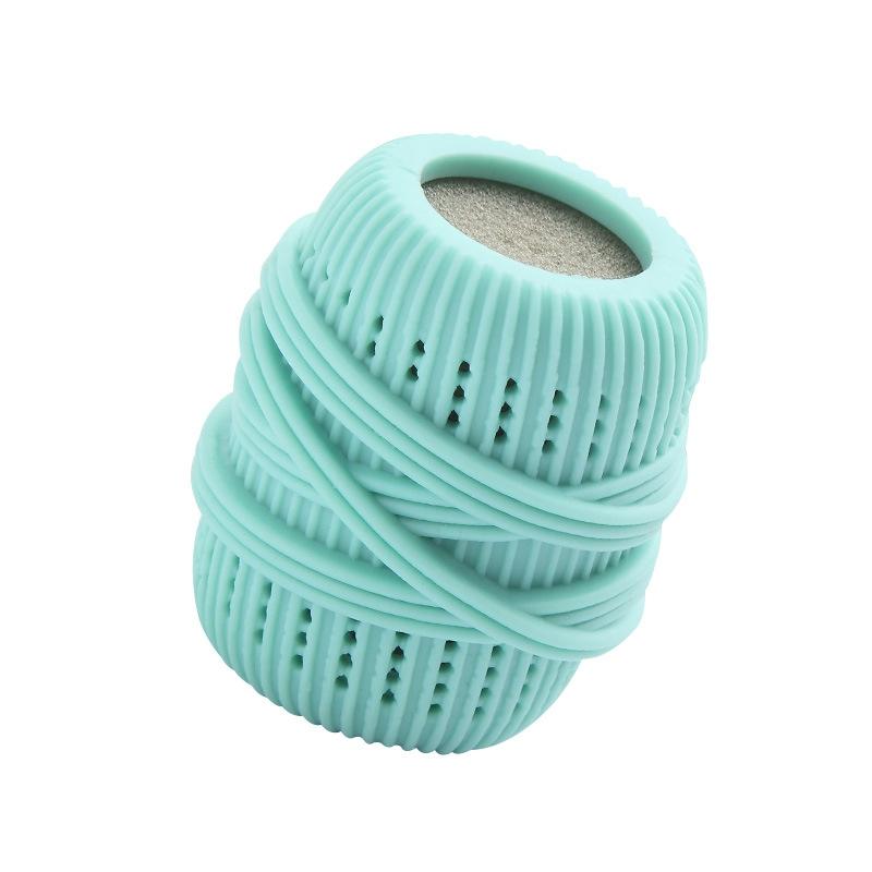 Anti Tangle Laundry Ball Reusable Washing Machine Cleaning Ball For Cleaner Softer Clothes light Green