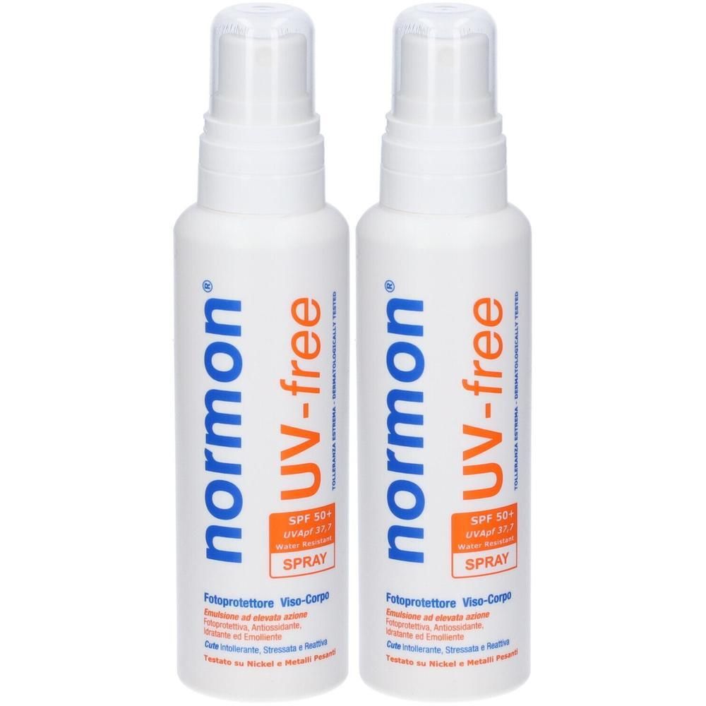 Normon Uv Free Spray Viso Corpo 2x150 ml