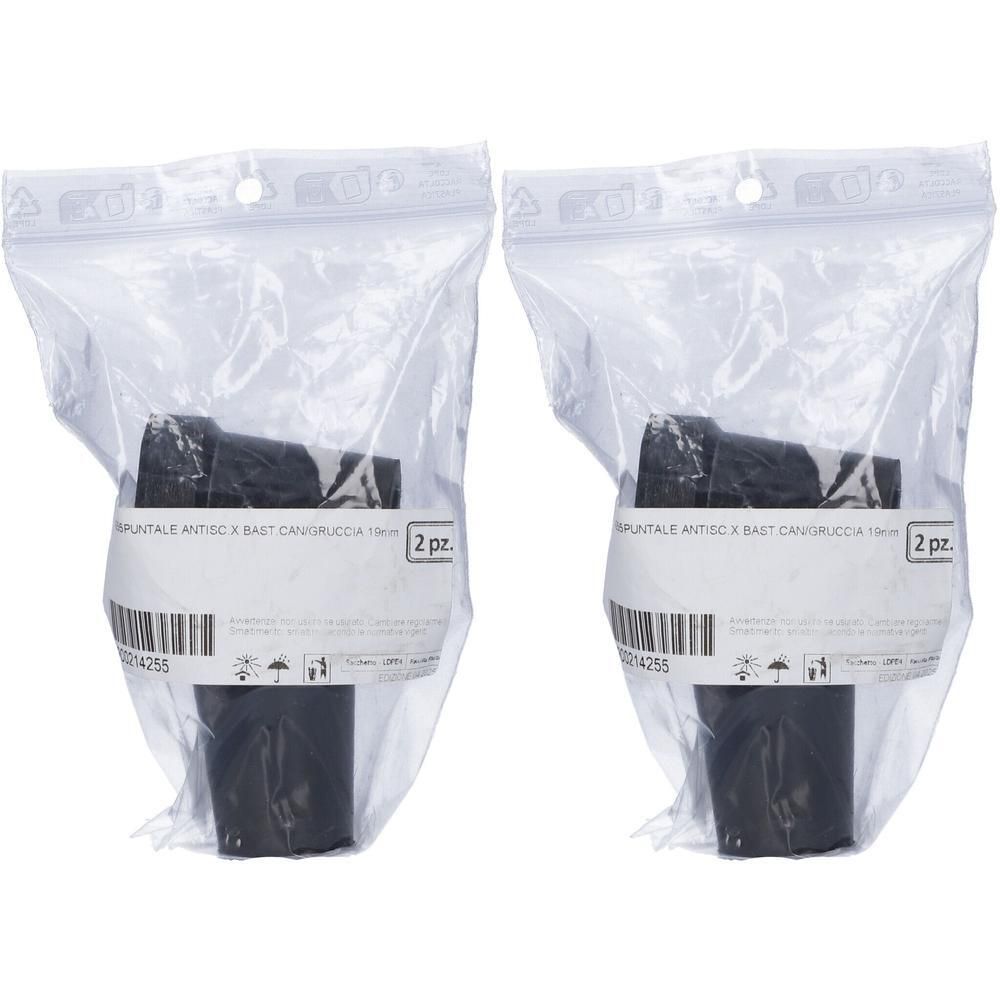Farmacare Puntale per Bastone Canadese Antiscivolo 2x2 St