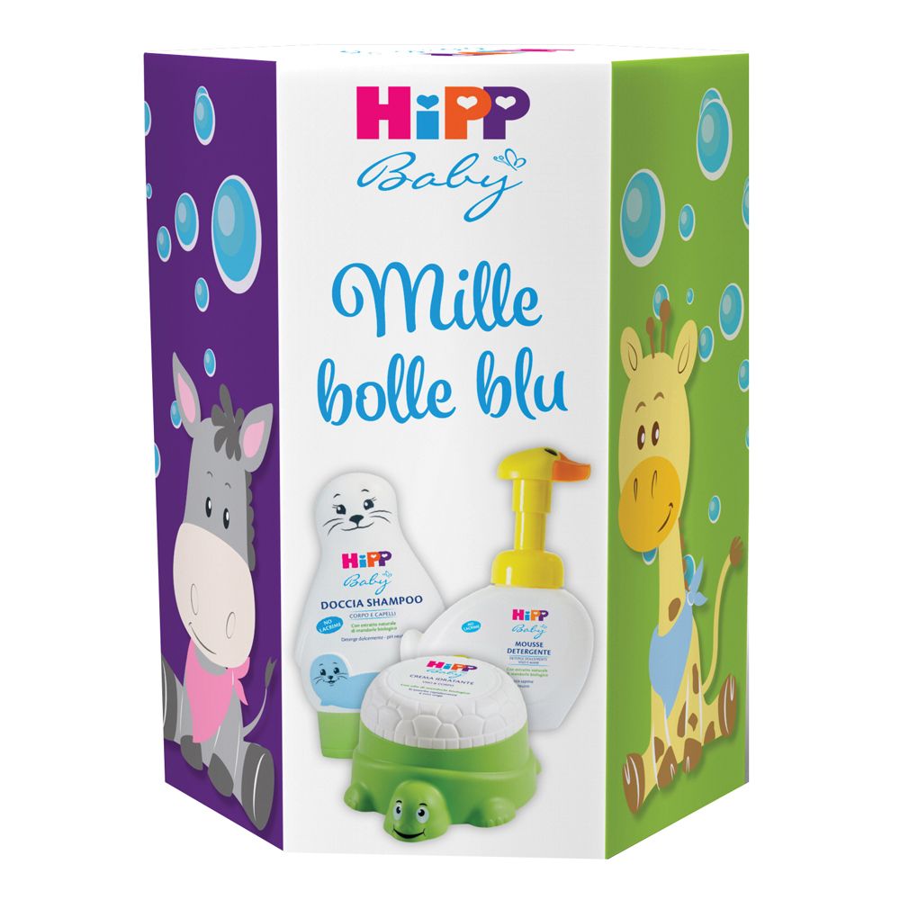 Hipp Cofanetto Mille Bolle Blu Baby Care 1 pz Set