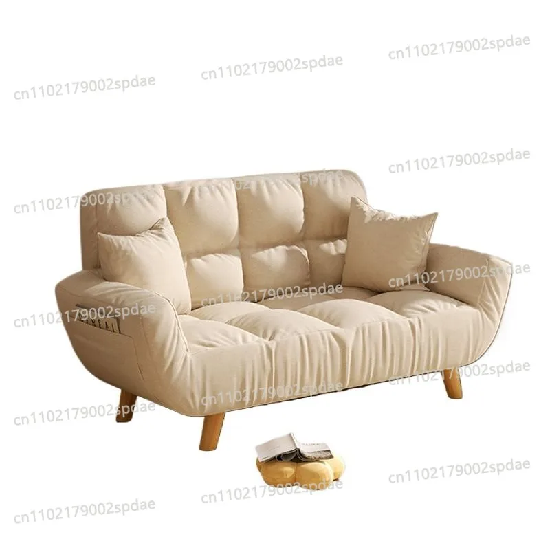 Kleines Sofa, Lazy Sofa, Einzelplatz-Schlafsofa, für Zuhause, Wohnzimmer, Schlafzimmer, Doppel-Tatami-Loungesessel