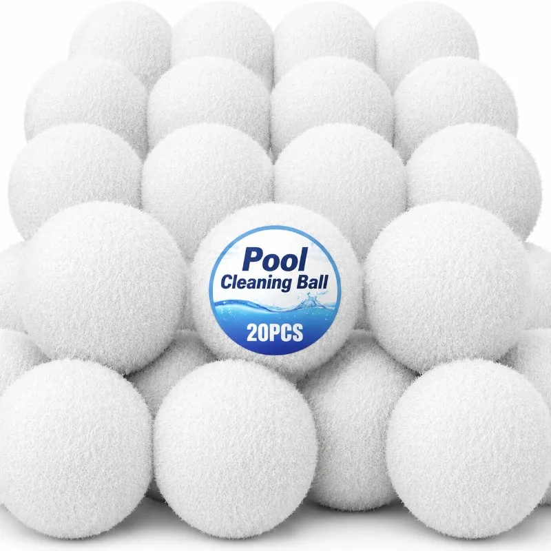 Éponges absorbantes d'huile réutilisables pour piscines, 7 cm, boules filtrantes efficaces pour piscines, filtres flottants pour piscines, nettoyeur de piscine