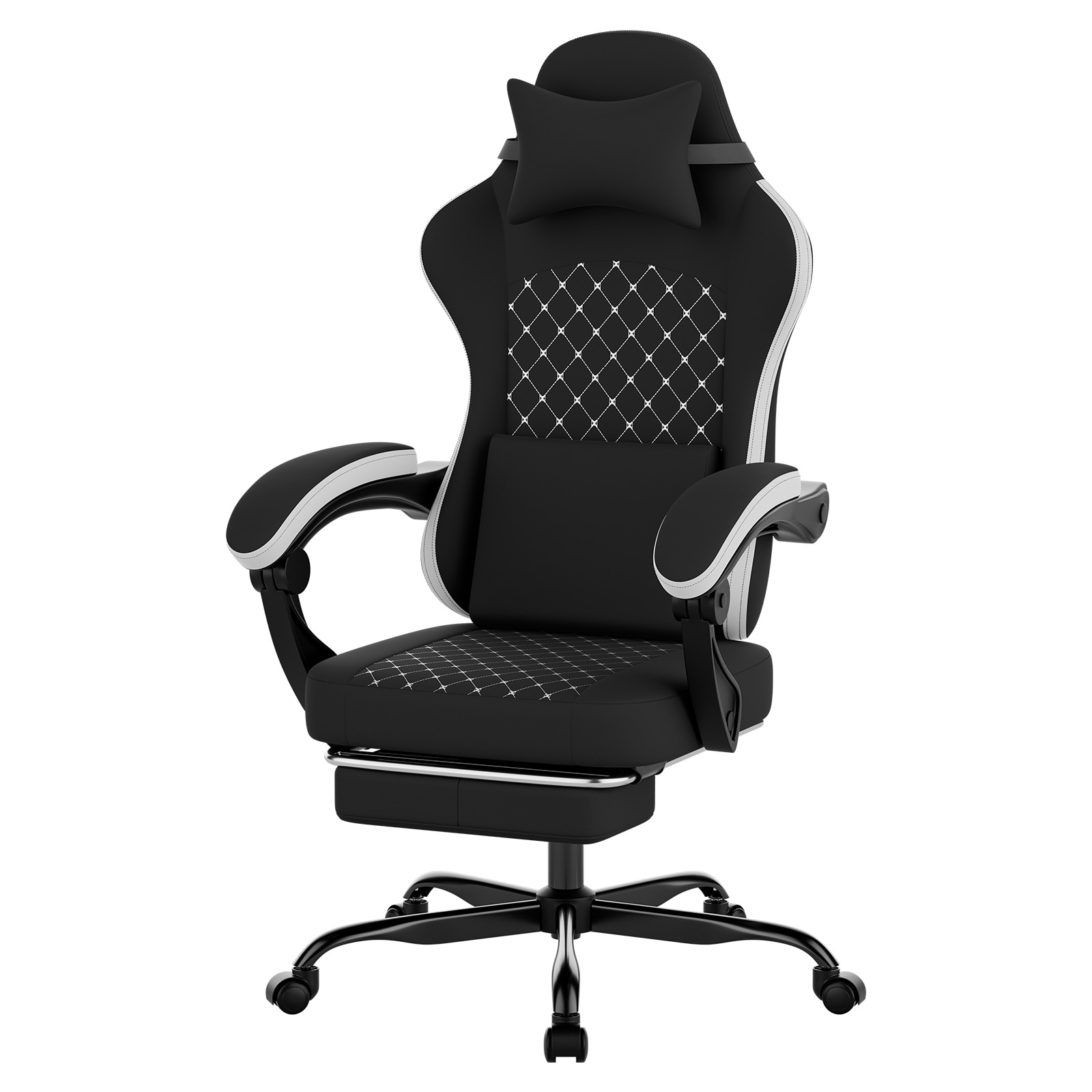 Gaming Chair with Massage,Ergonomic PC Gaming Chair Computer Chairs with Footrest Comfortable Headrest and Lumbar Support