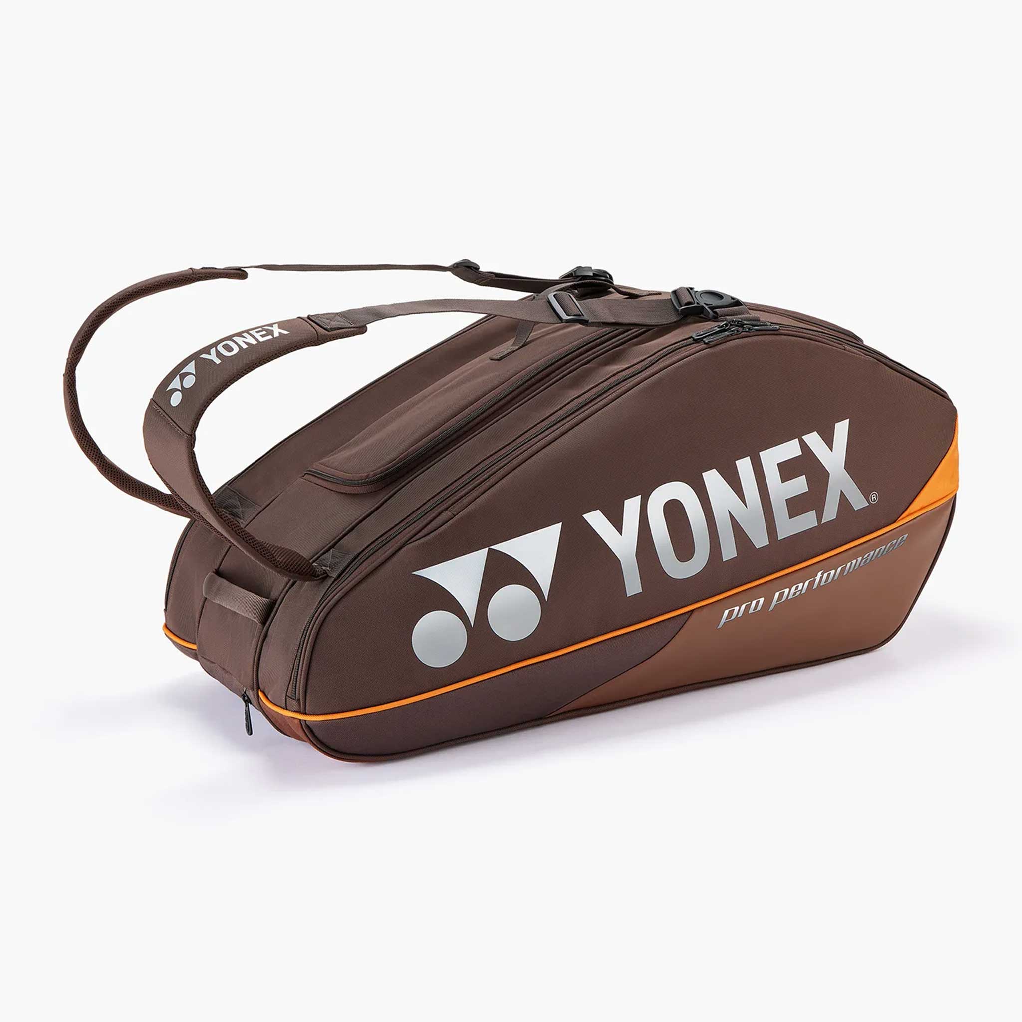 Yonex Pro 9 Pack Racquet Bag Espresso Brown Tennis Bags