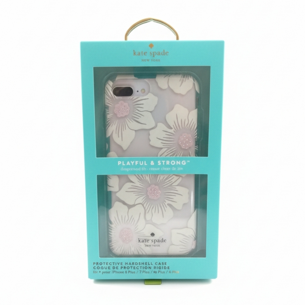 Kate Spade Cell Phones & Accessories | Kate Spade New York Hollyhock Apple Iphone 8 /7/6s/6 Protective Hardshell Case | Color: Cream/Pink | Size: Os