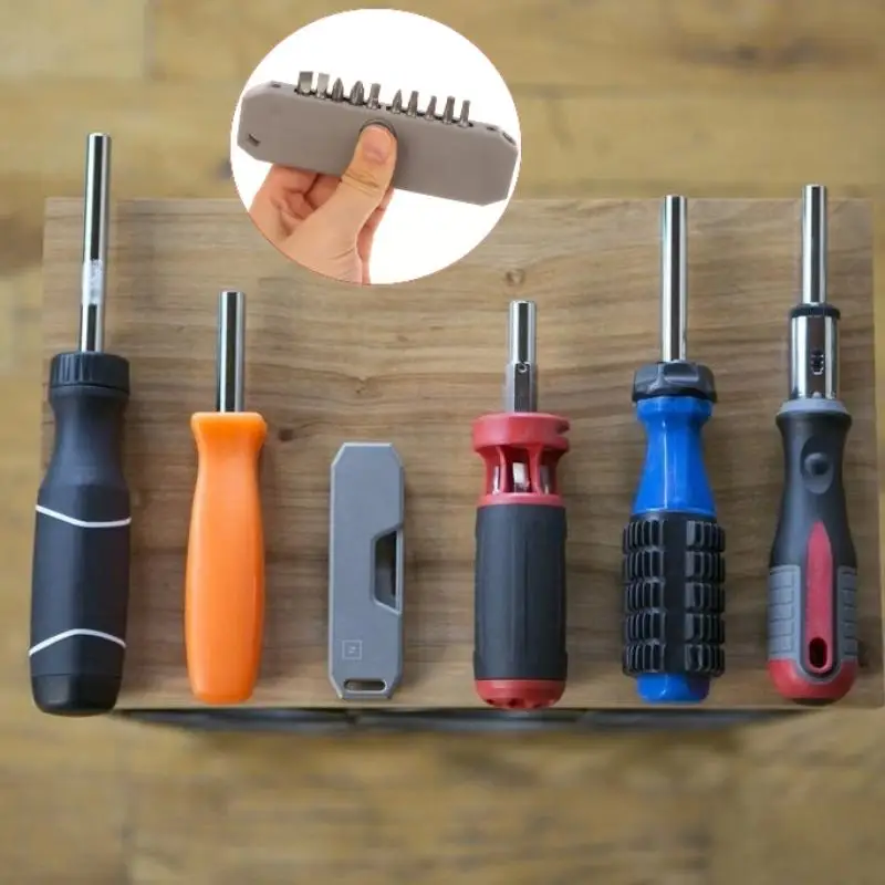 New Creative 10 In 1 Mini Precision Screwdriver Bits Set EDC Pocket Tool Set Magnetic Repair Multitool For Home Improvement Use
